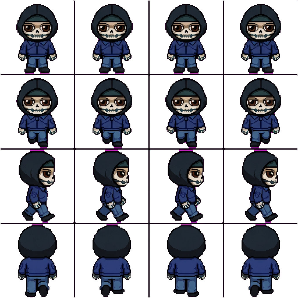 Ghost movement sprite