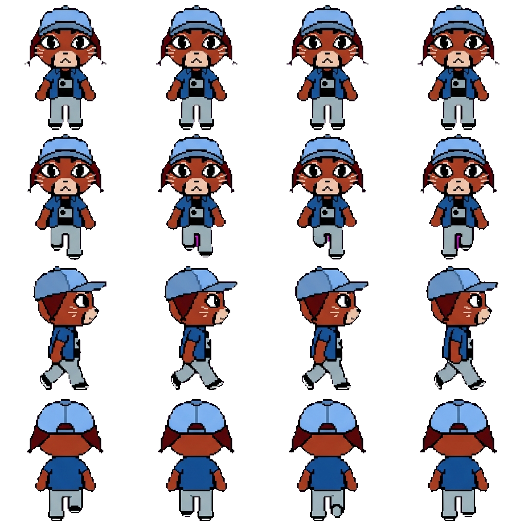 Liz movement sprite