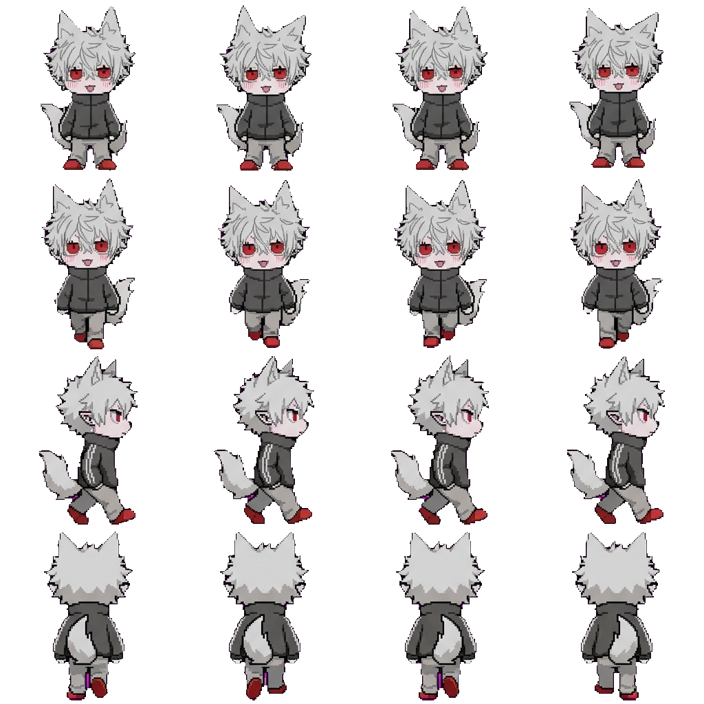 Miniko movement sprite
