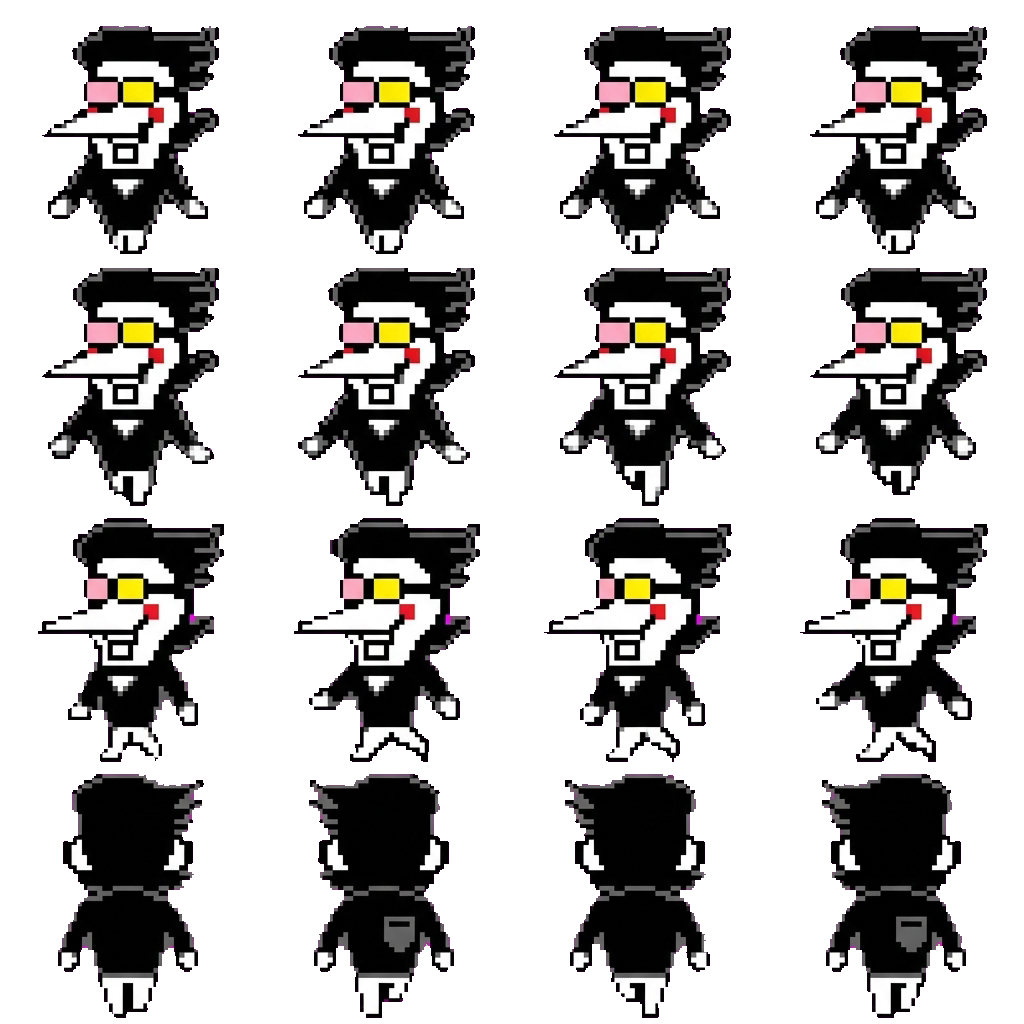 Spamton movement sprite
