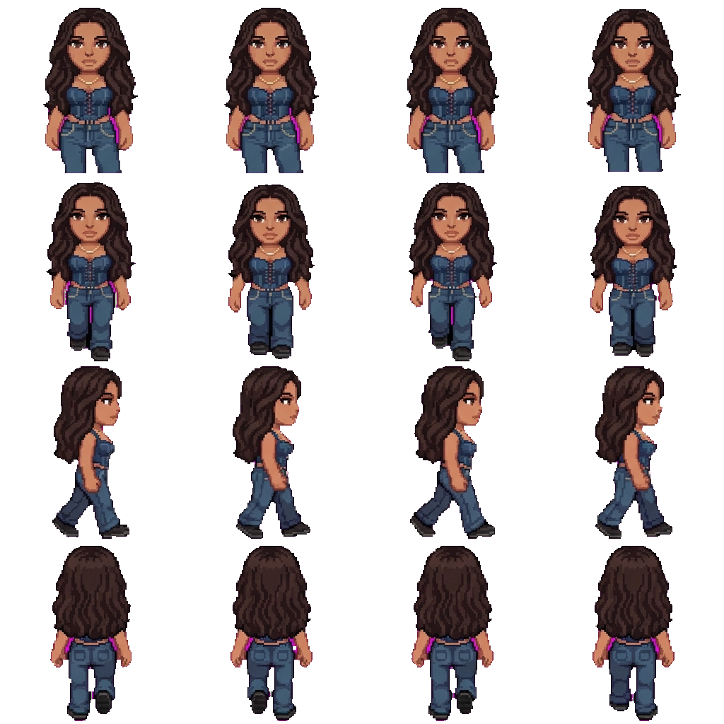 Lara movement sprite