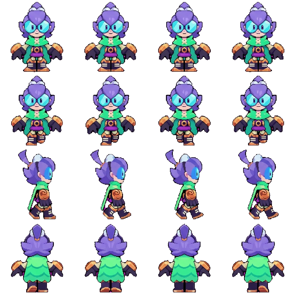 Paloma movement sprite