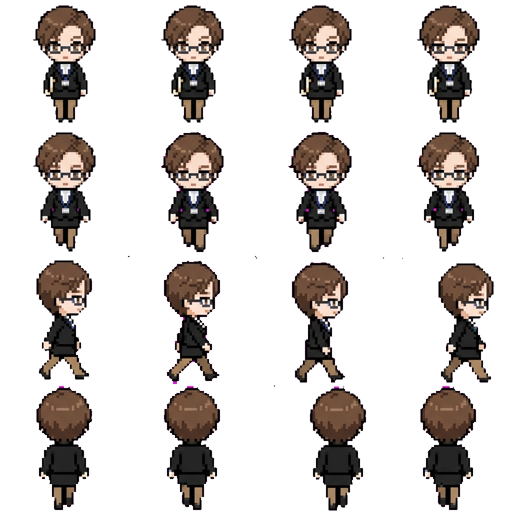 Jaehee movement sprite