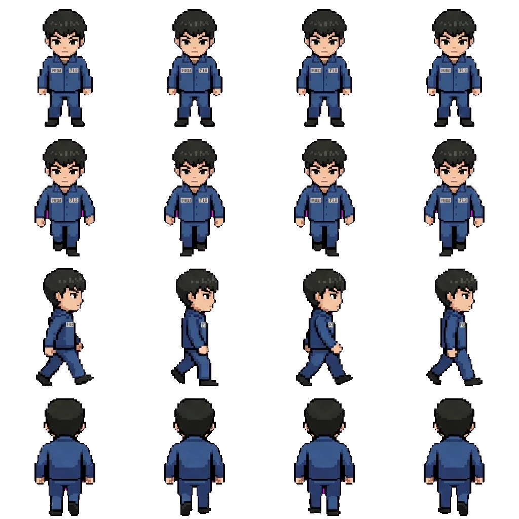 Min-ho Park movement sprite