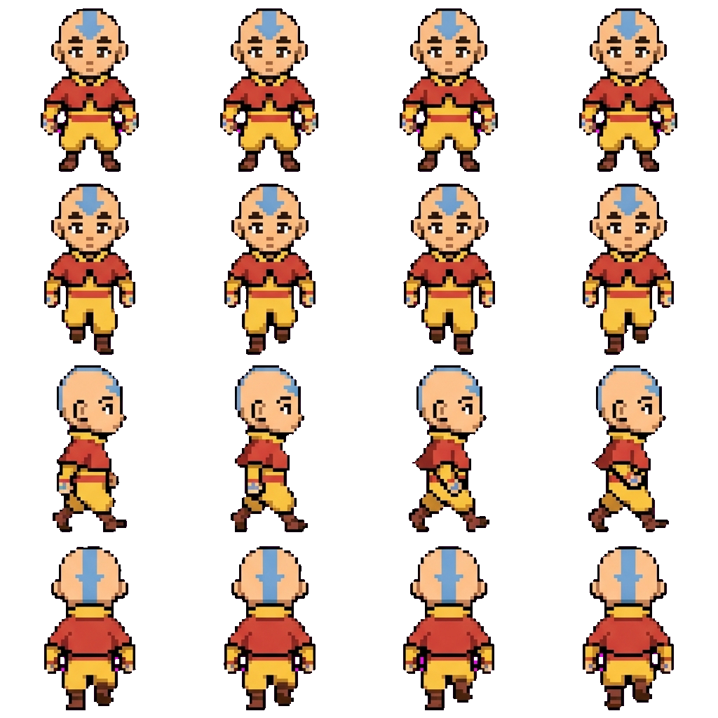 Aang movement sprite