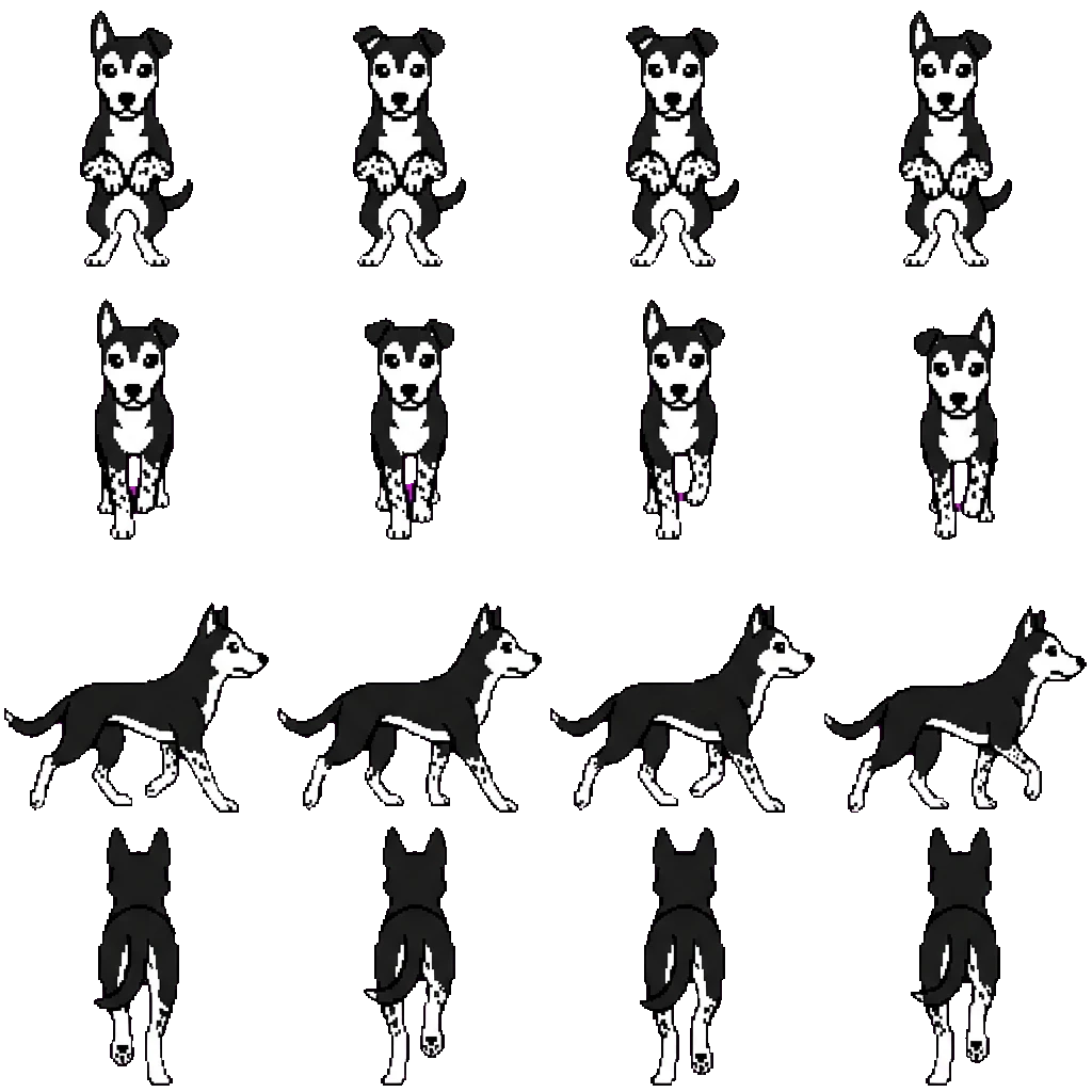 Smile movement sprite