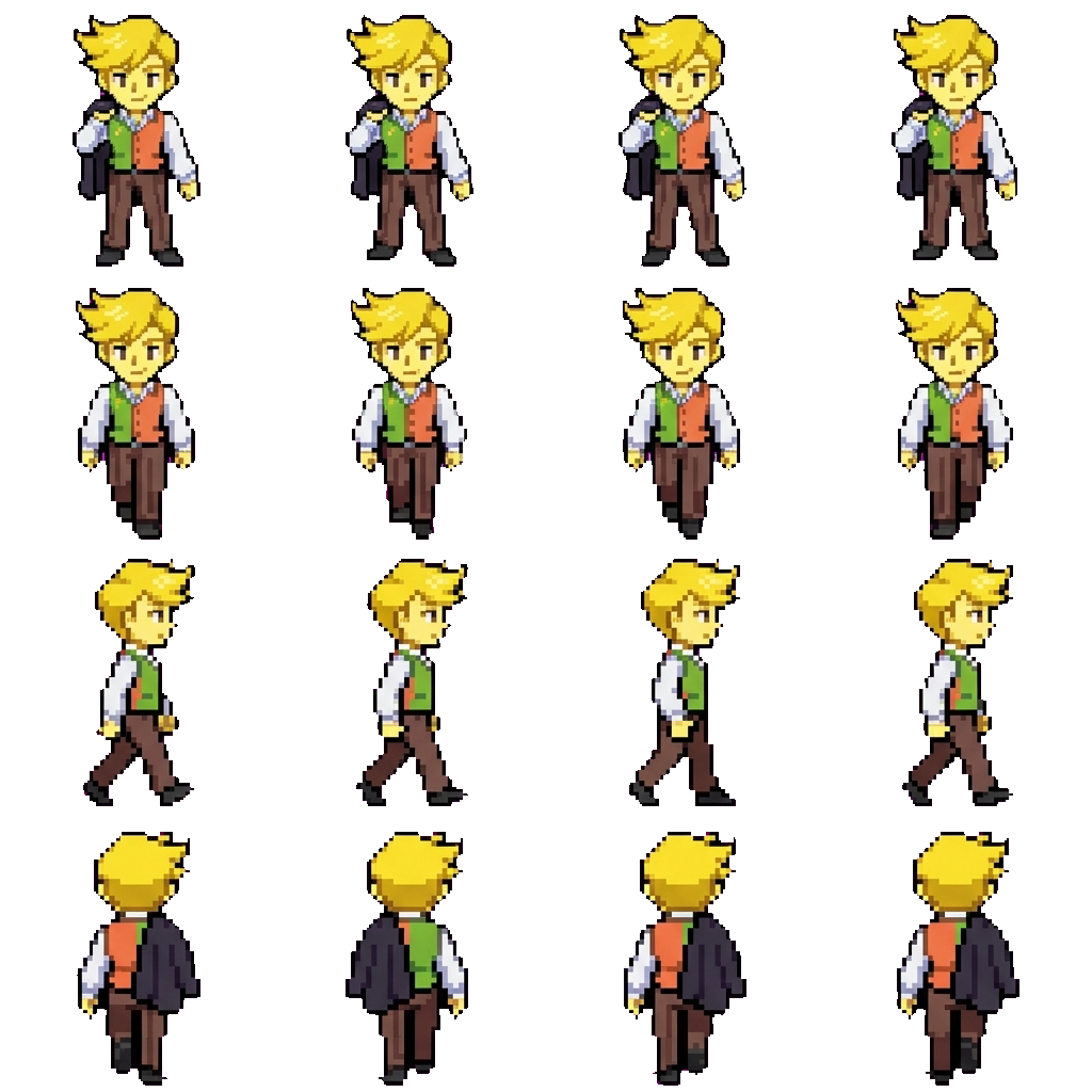 Flowery movement sprite