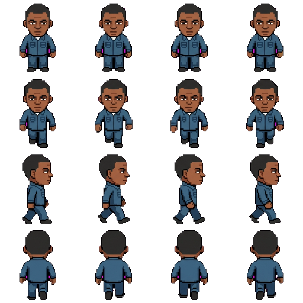 Franklin Clinton movement sprite