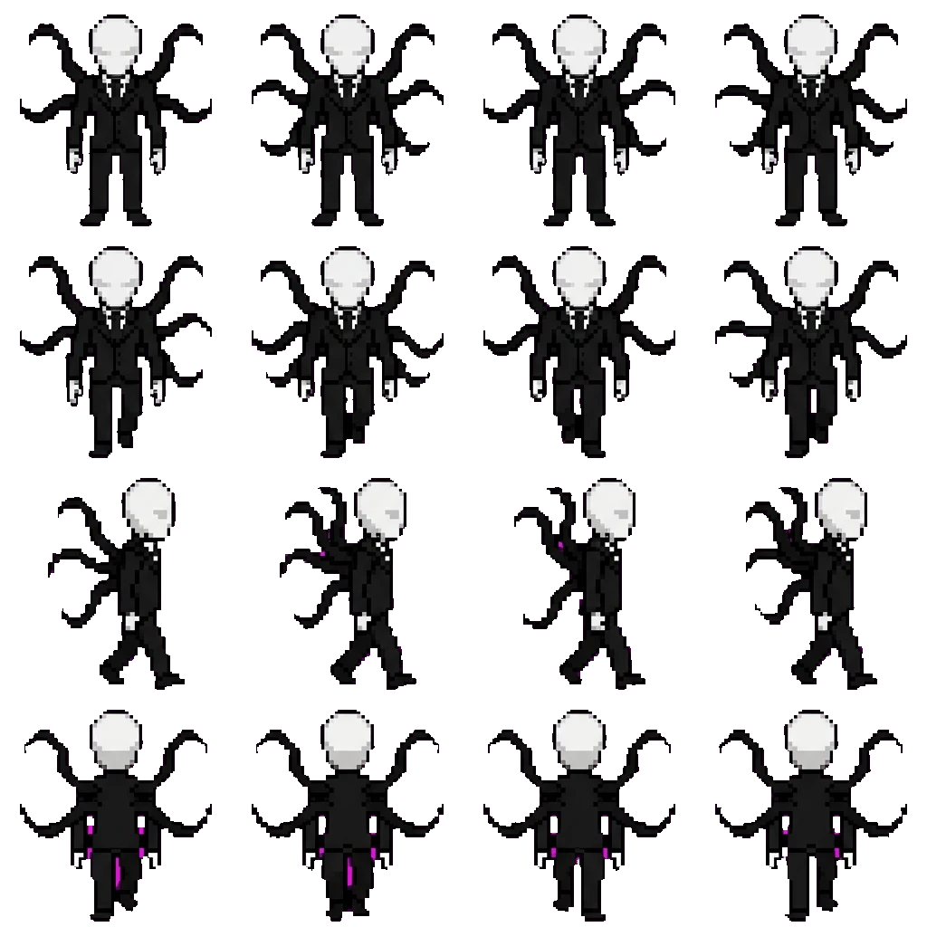 Slenderman movement sprite