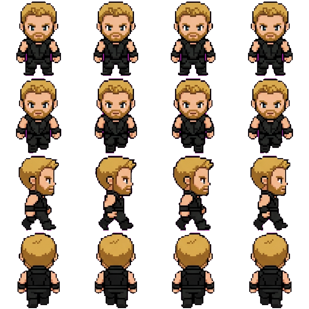 Thor movement sprite