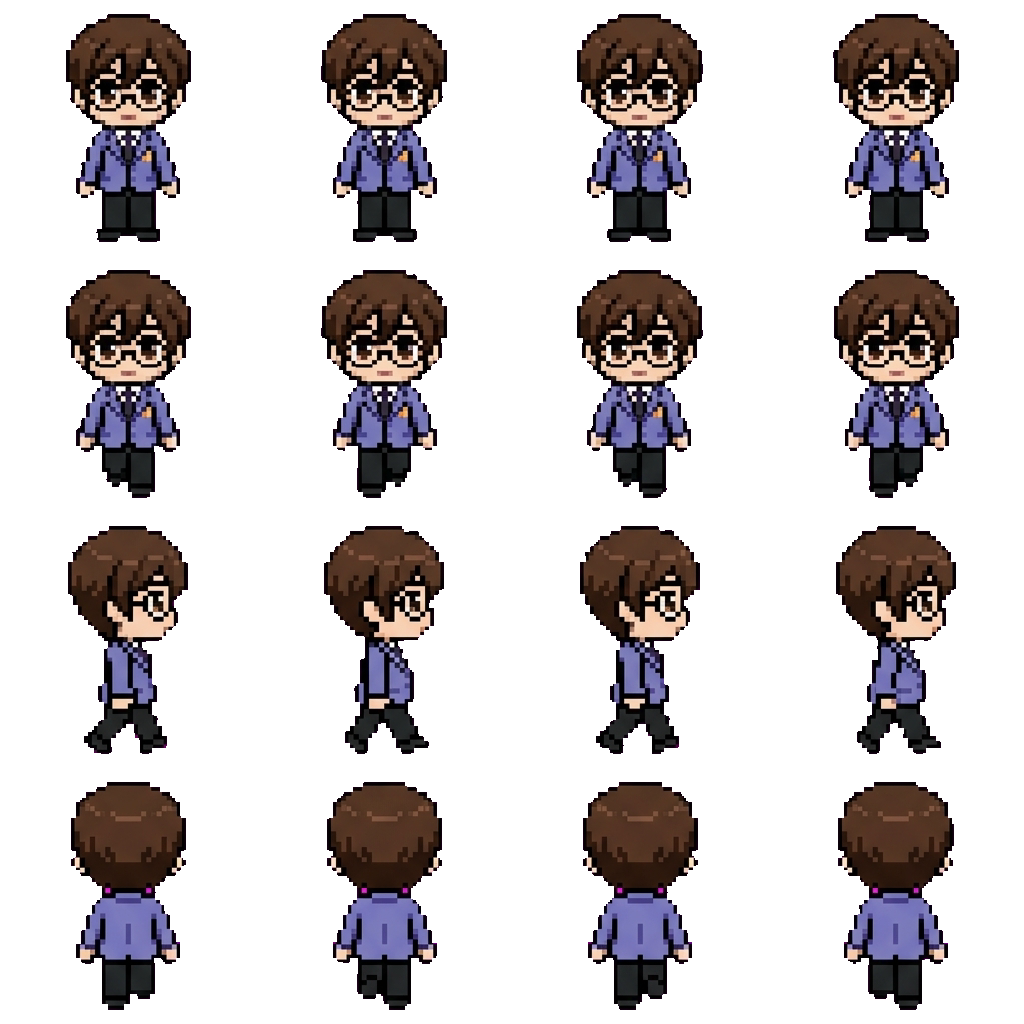 Haruhi movement sprite