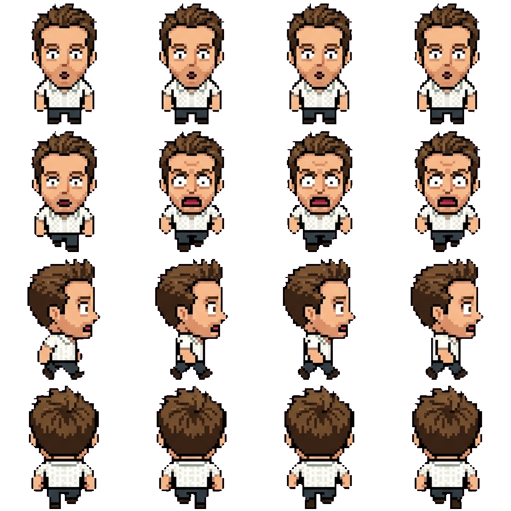 Wade Wilson movement sprite