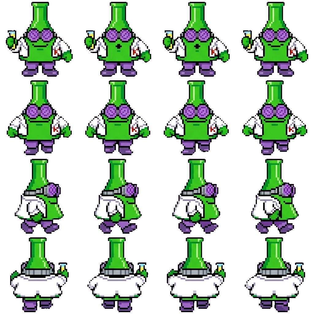 Professor K movement sprite