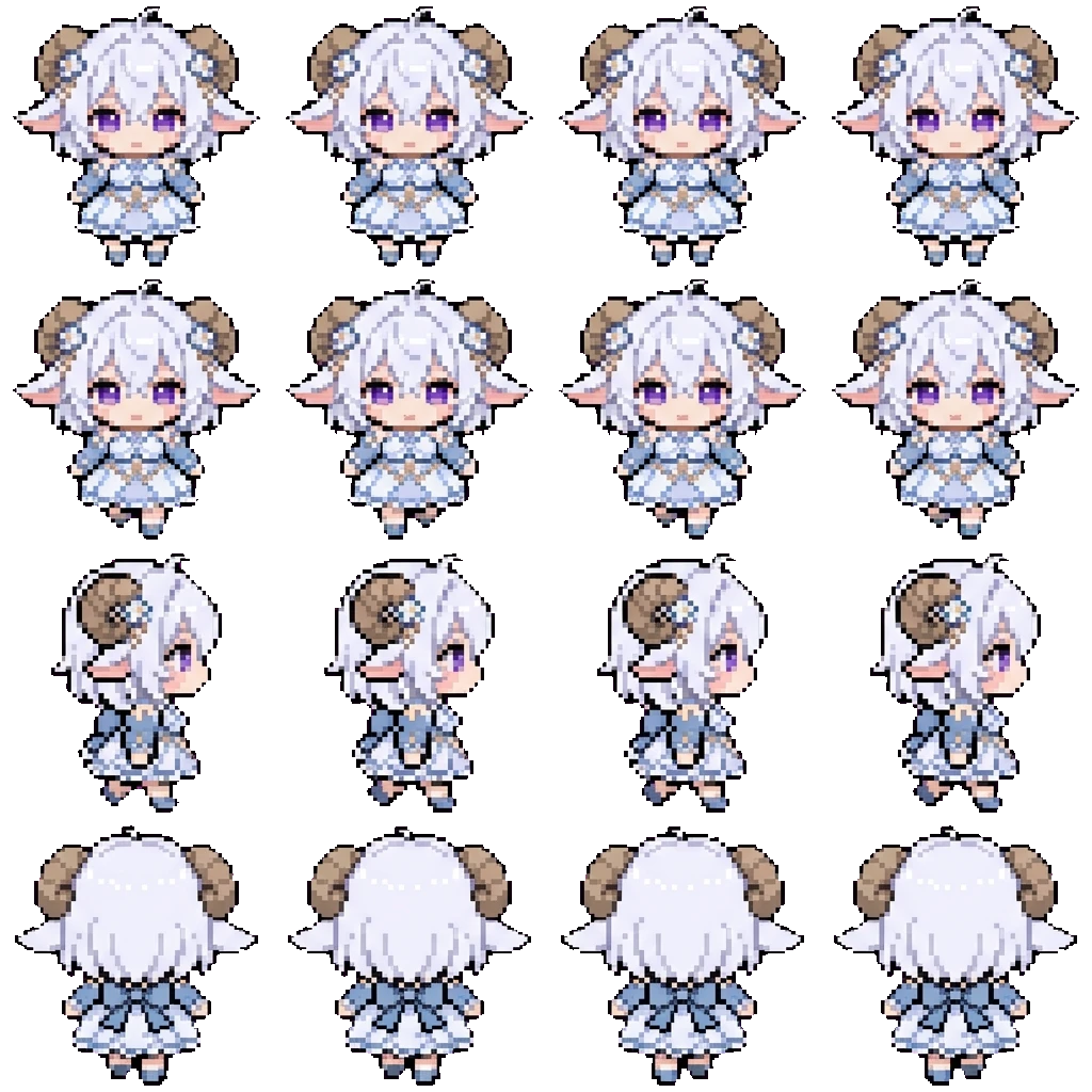 Yukina movement sprite