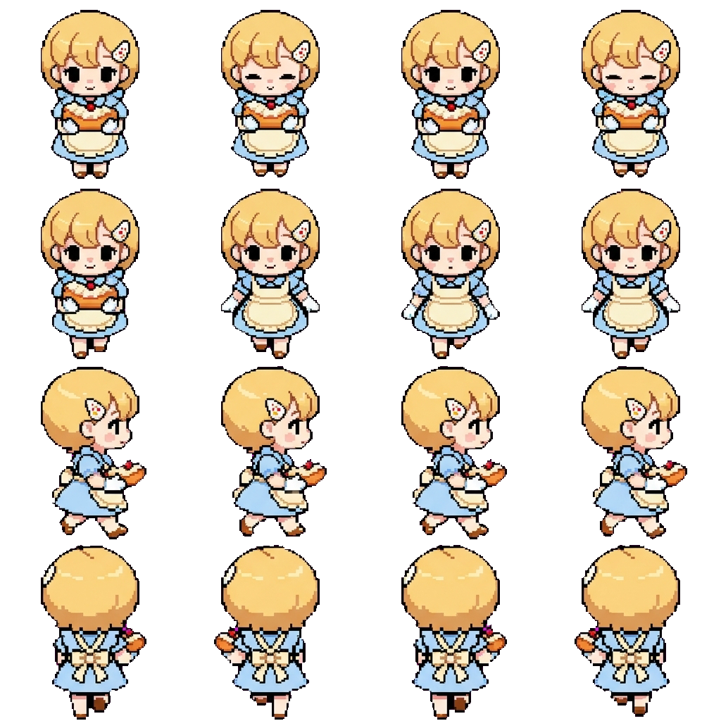 Luiza movement sprite