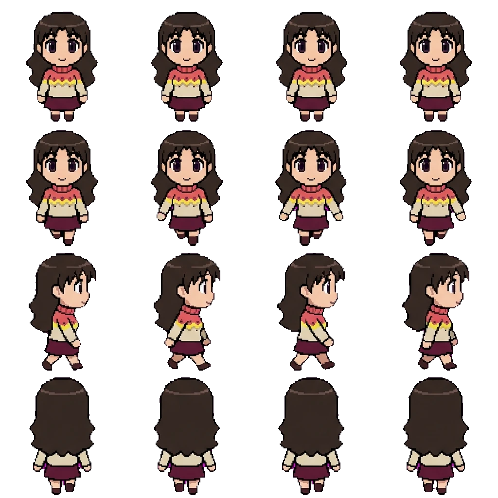 Yukari movement sprite
