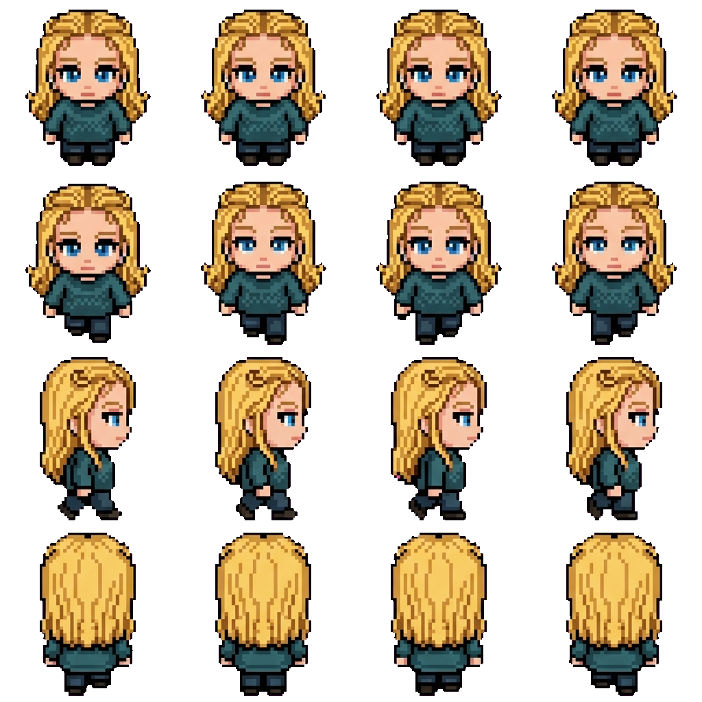 Mia movement sprite