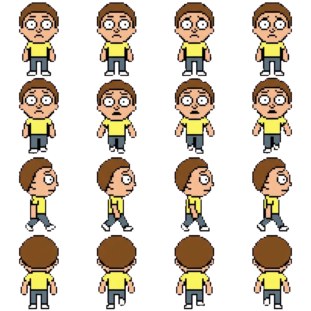 Morty movement sprite