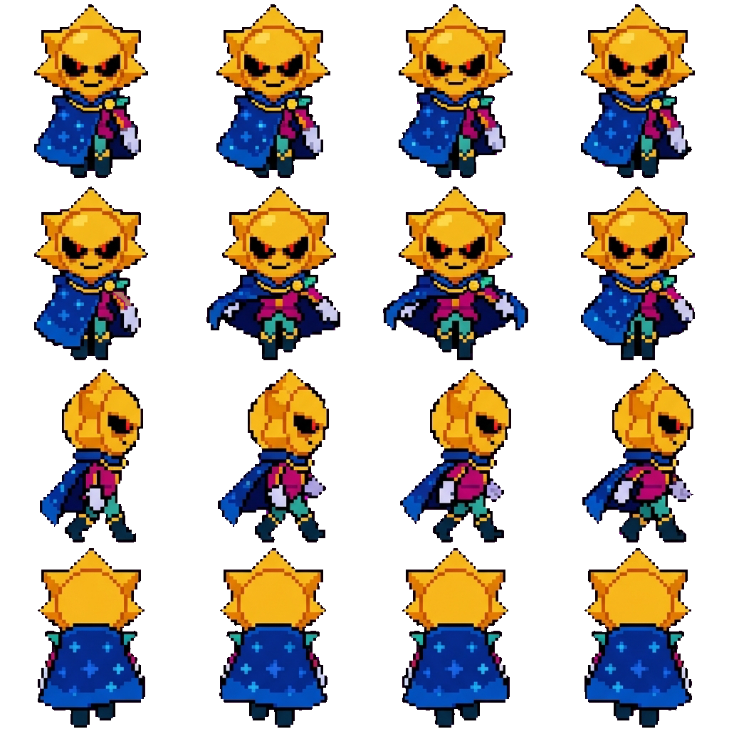 Sirius movement sprite
