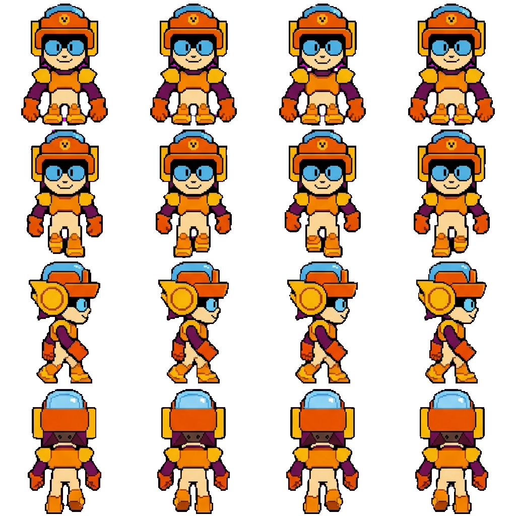 Larry movement sprite