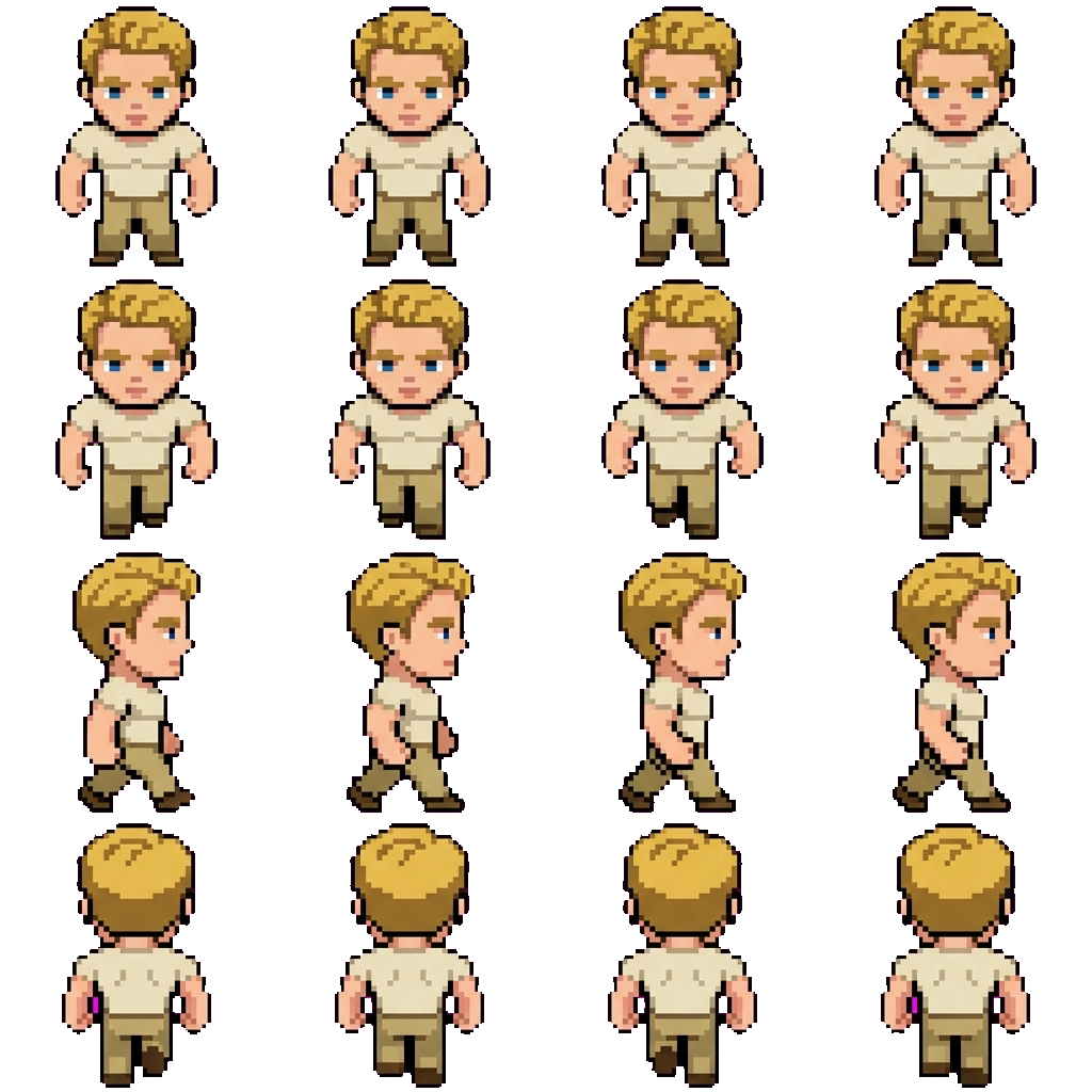 Steve movement sprite