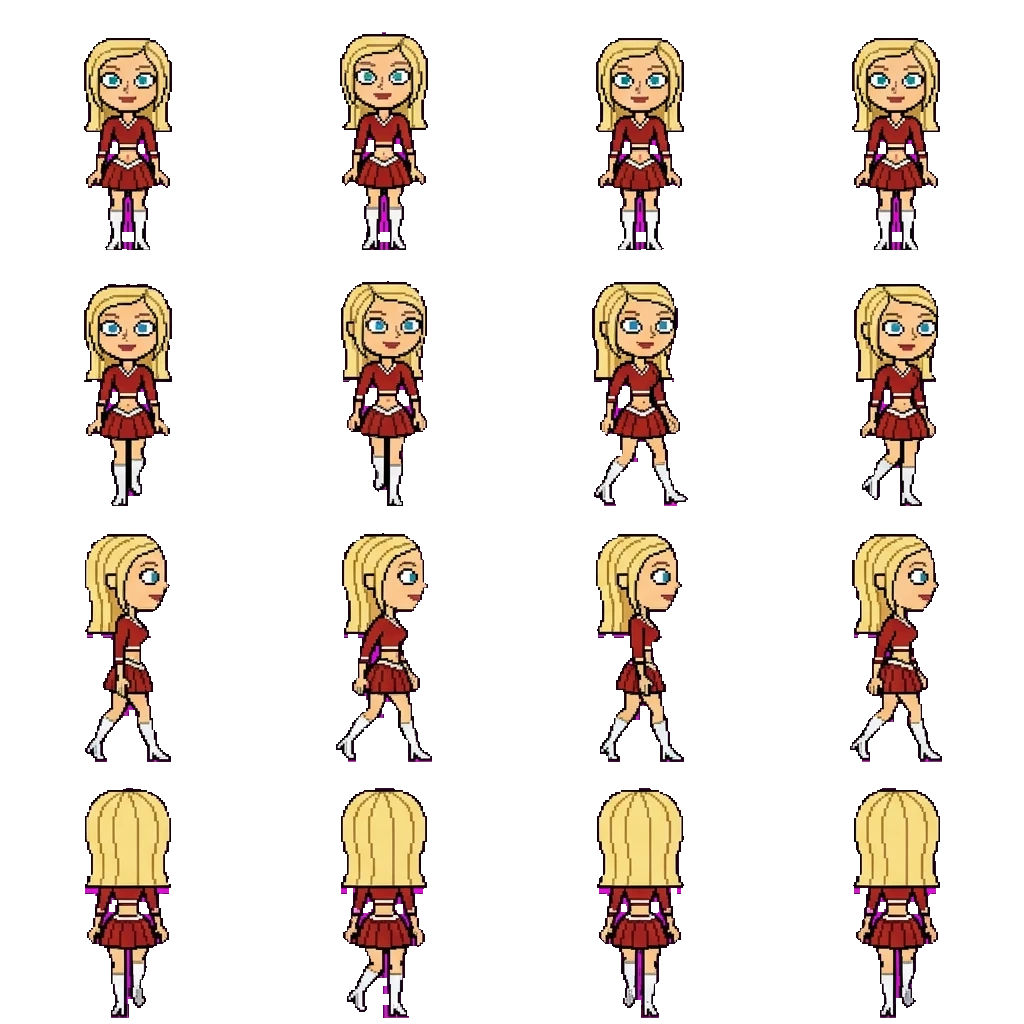 Amy movement sprite