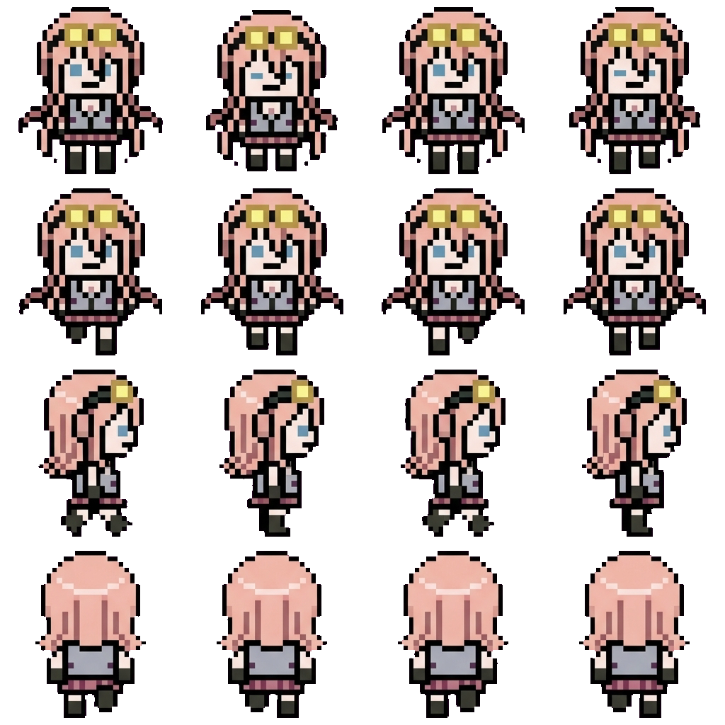 Миу Ирума movement sprite