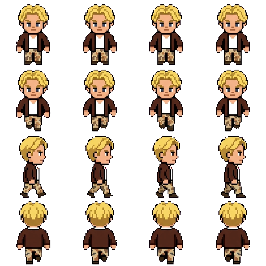 Dean movement sprite