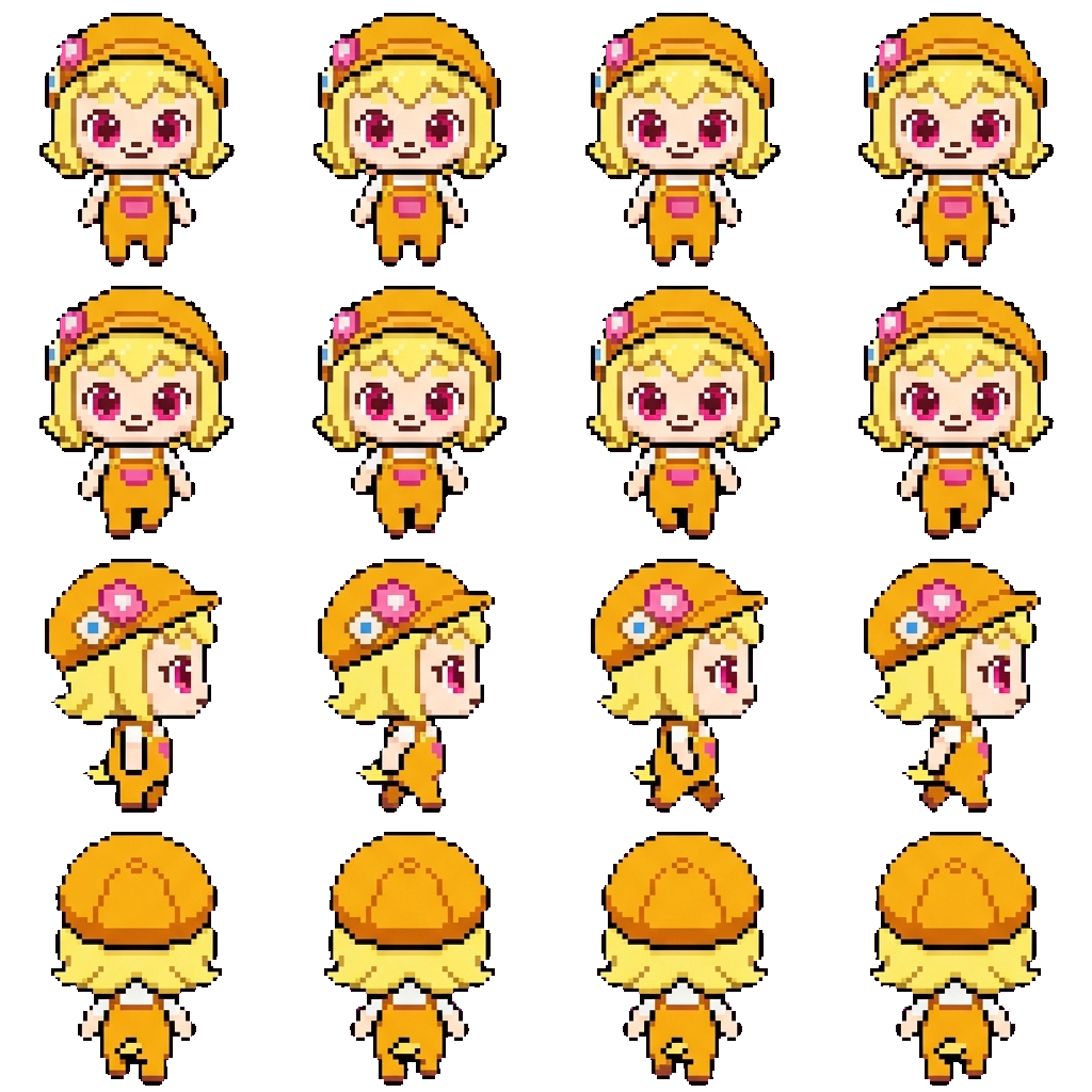 Handyping movement sprite