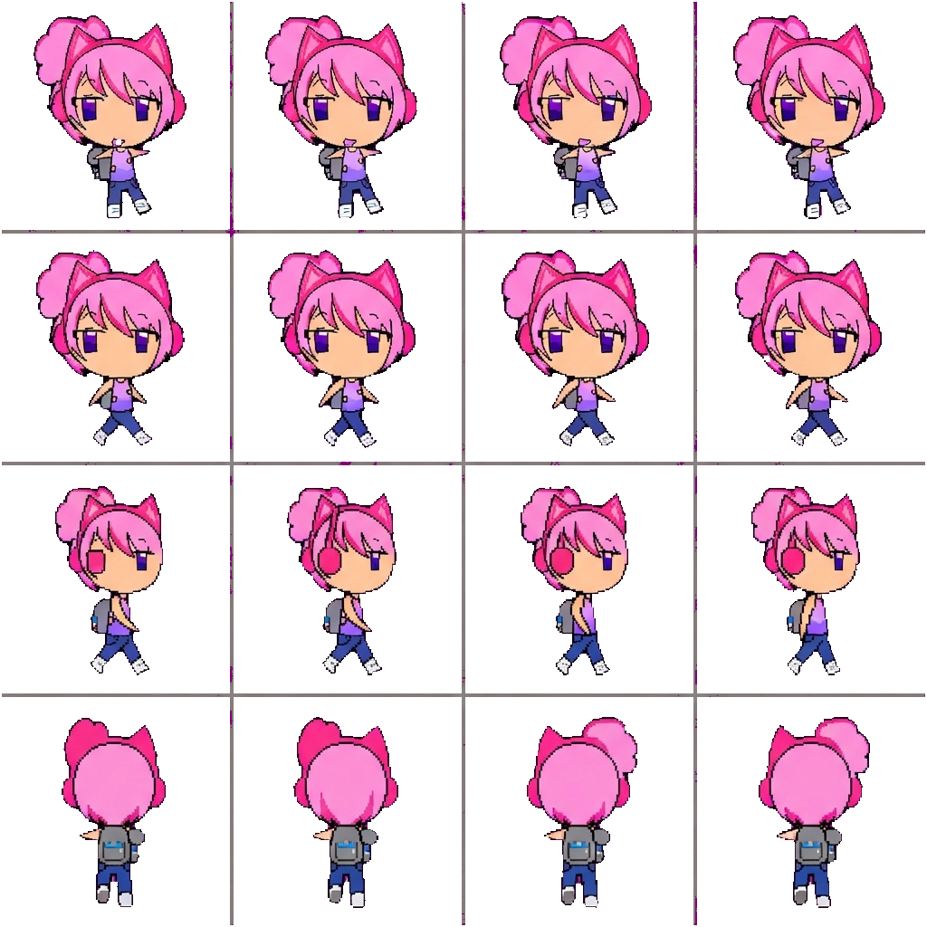 Maya movement sprite