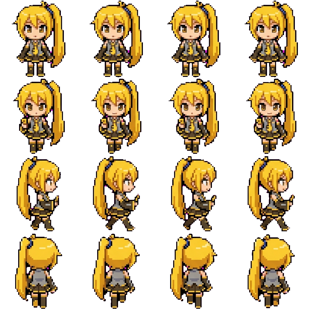 Akita Neru movement sprite