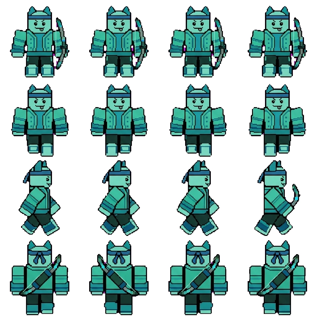 Slingshot movement sprite