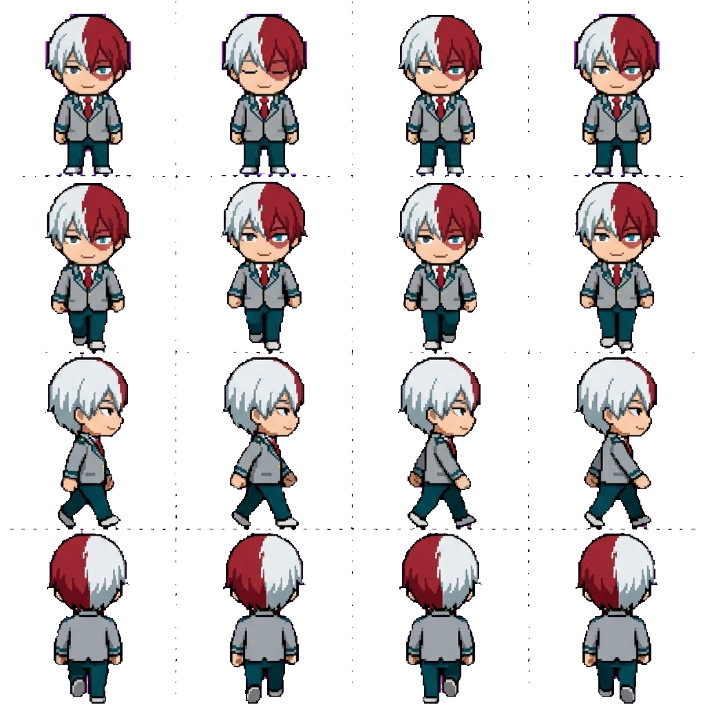 shoto todoroki movement sprite