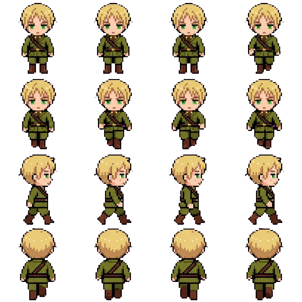 Arthur movement sprite