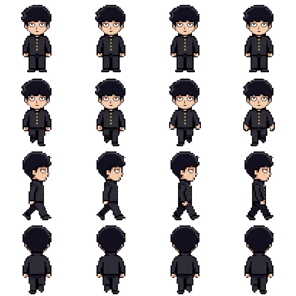 Shigeo Kageyama movement sprite