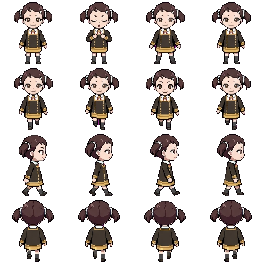 Becky Blackbell movement sprite