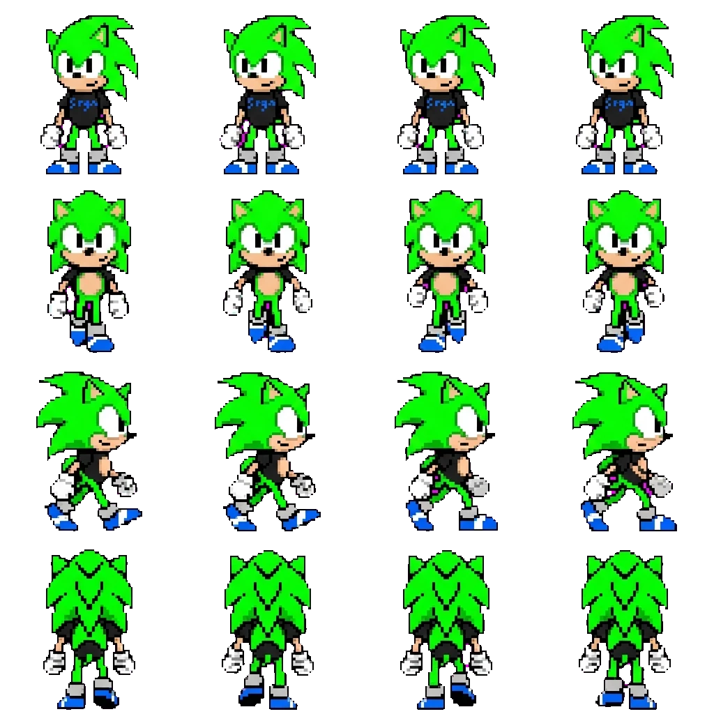 Sega studios movement sprite