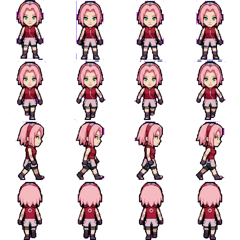 Sakura movement sprite