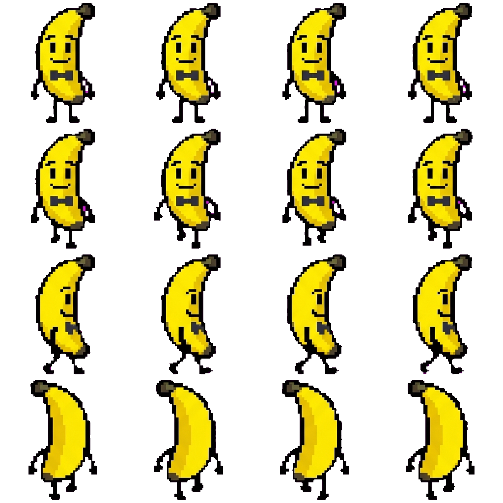 Banana movement sprite