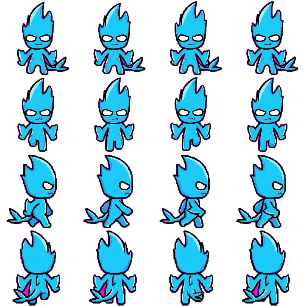 Aqua Finley movement sprite