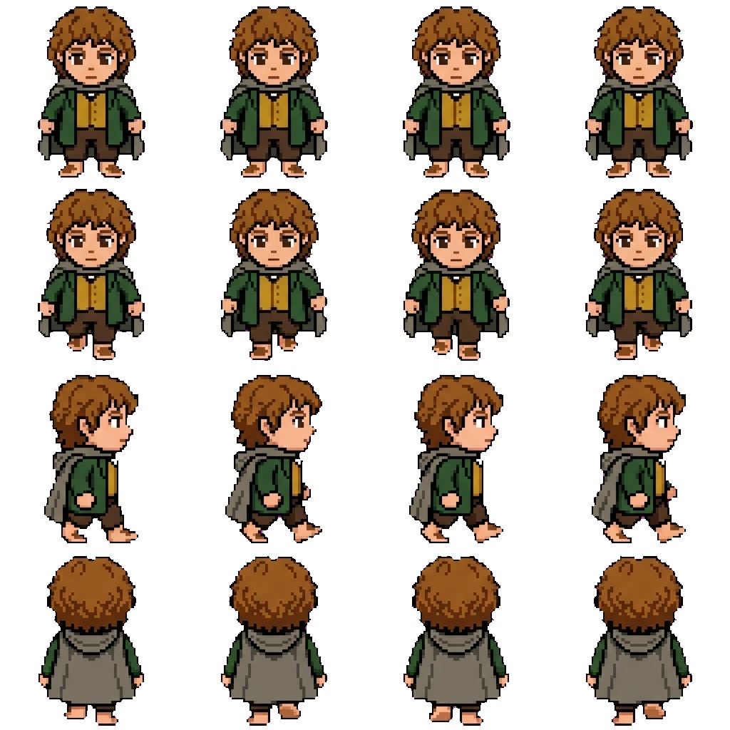Merry movement sprite