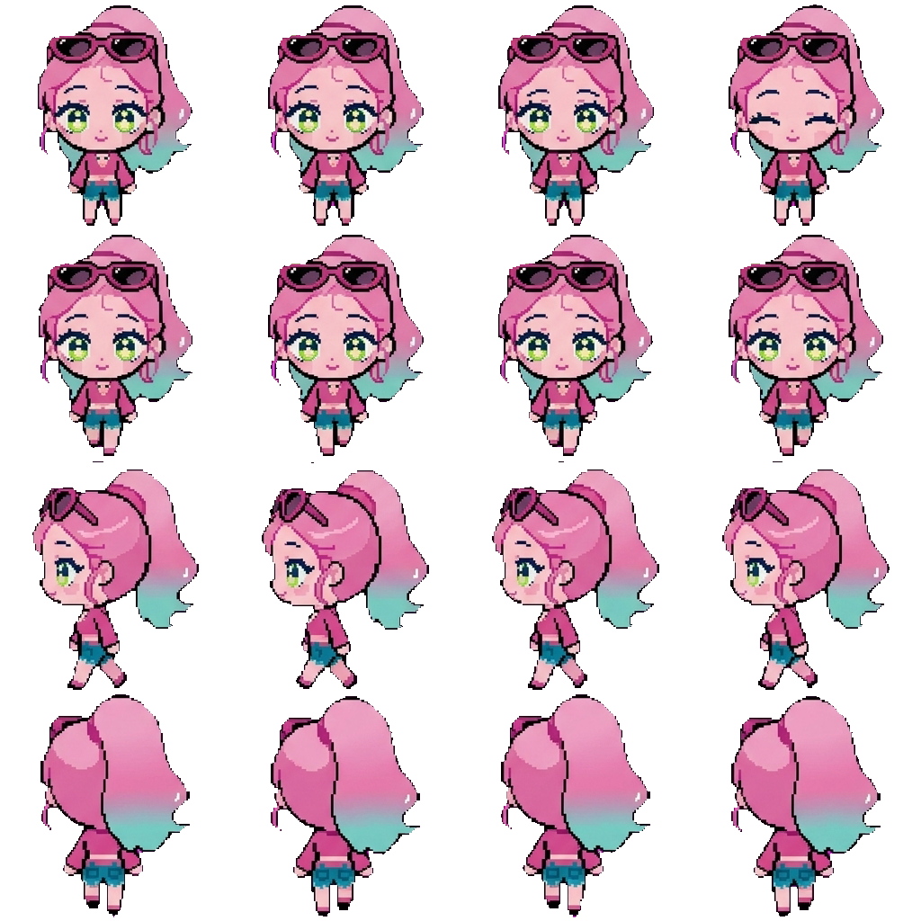 Mizi movement sprite