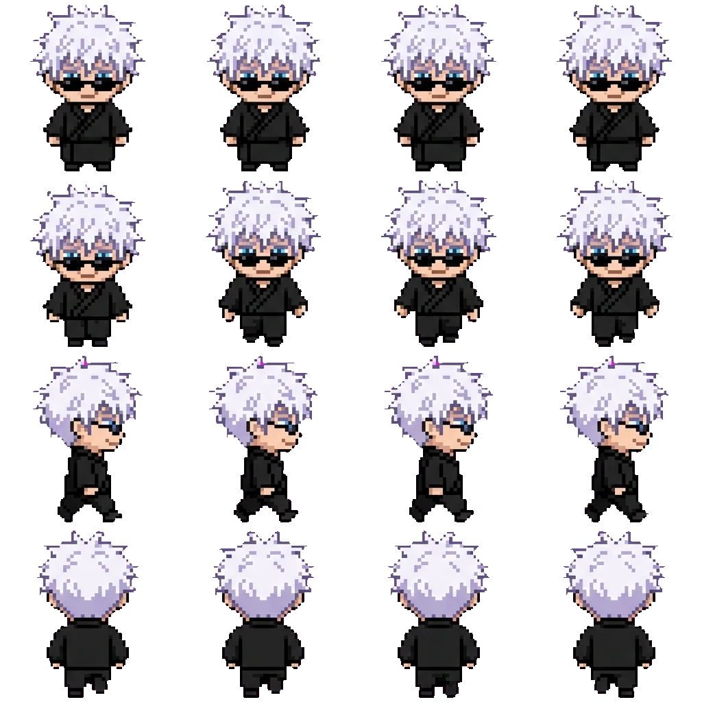 Satoru Gojo movement sprite