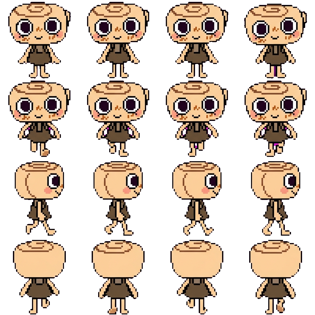 Shelly movement sprite