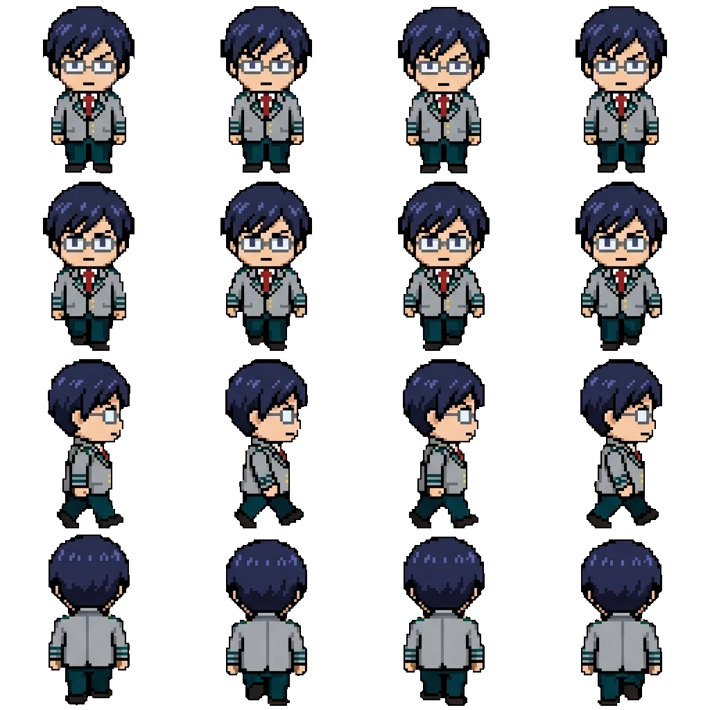 Tenya Iida movement sprite