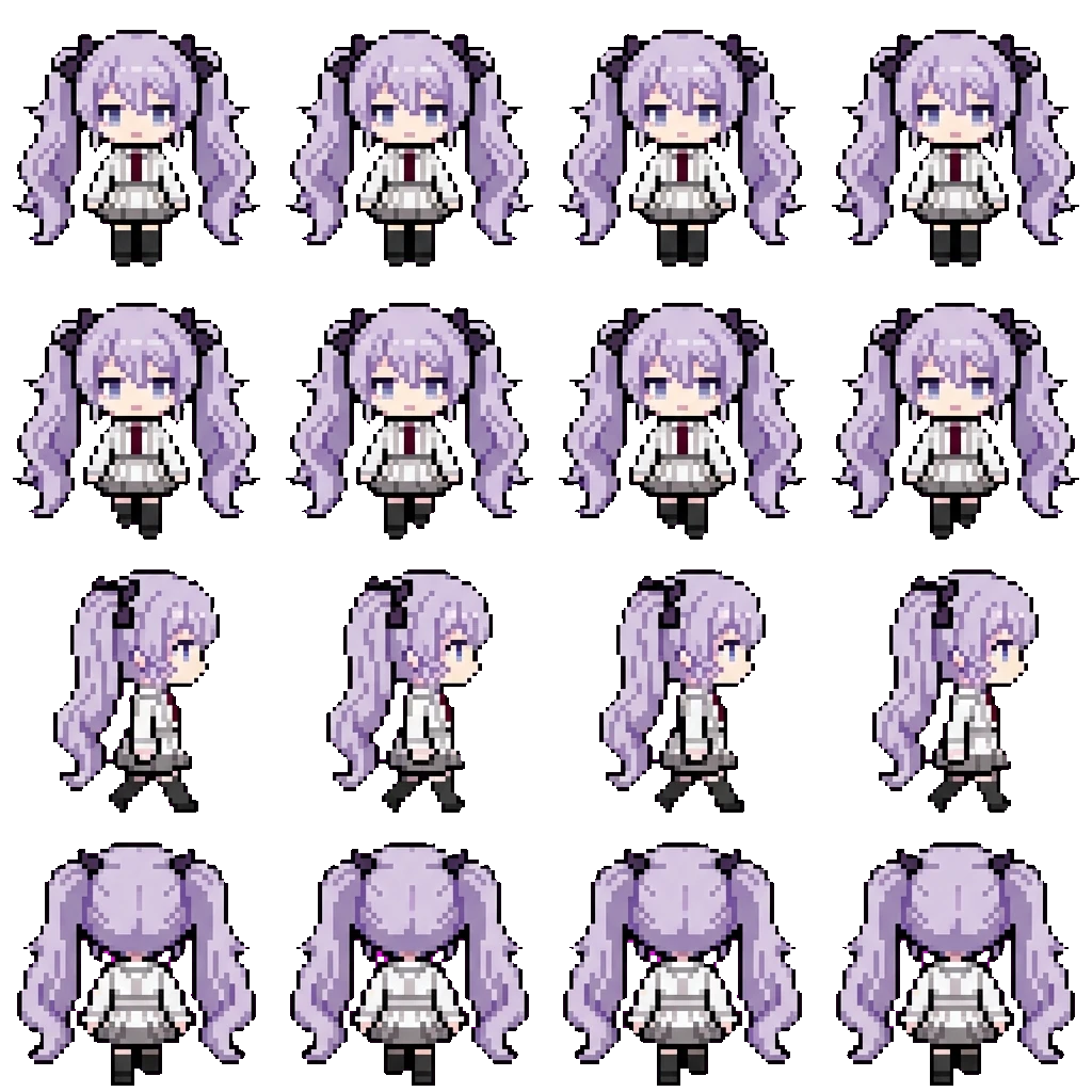 N25 Hatsune Miku movement sprite