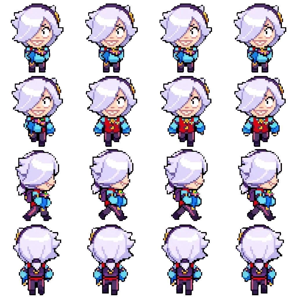 Colette_brawl Stars movement sprite