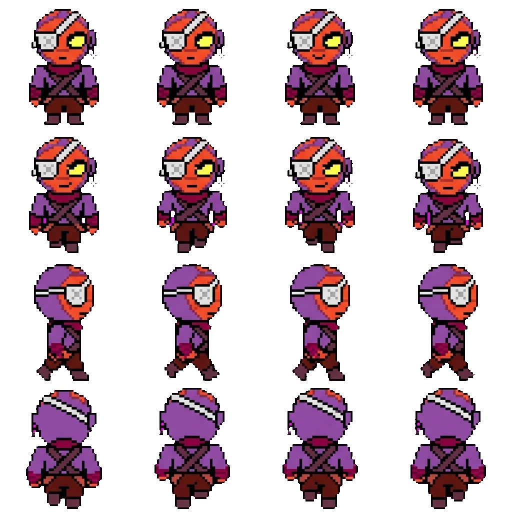 Foot Assistant movement sprite
