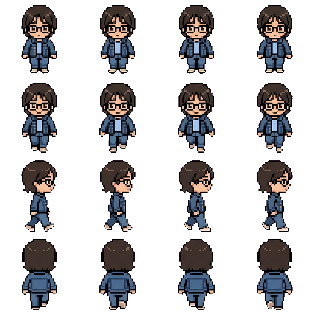 Asha movement sprite