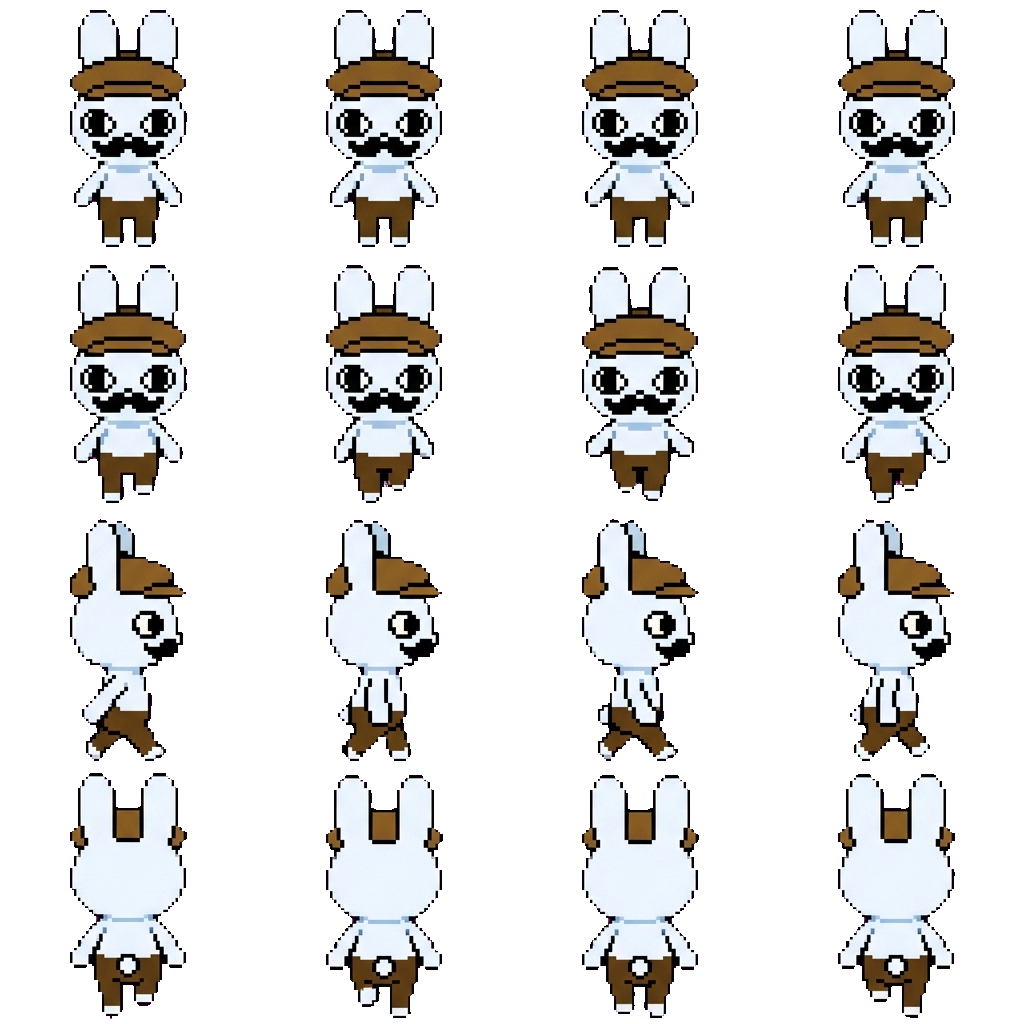 Barney movement sprite